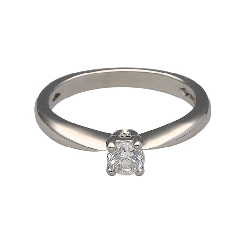 Platinum & Diamond Set Solitaire Ring