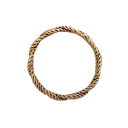 9ct Gold Clogau Twisted Band Ring
