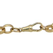 Load image into Gallery viewer, New 9ct Yellow Gold 8&quot; Engraved Belcher Bracelet with the weight 21.10 grams. The link are 10mm width and are alternating in plain and patterned
