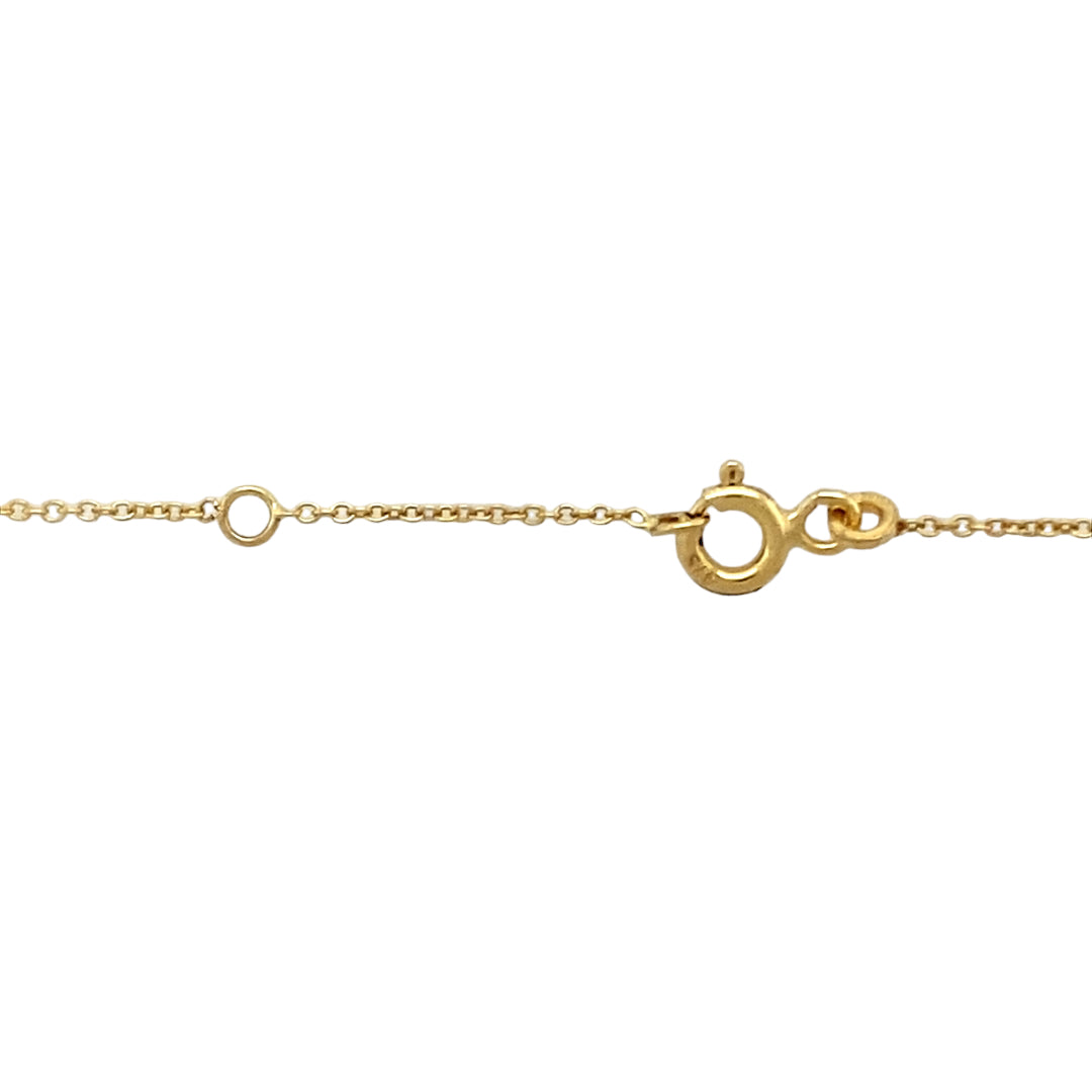 New 9ct Gold Angel Wing 18" Necklace