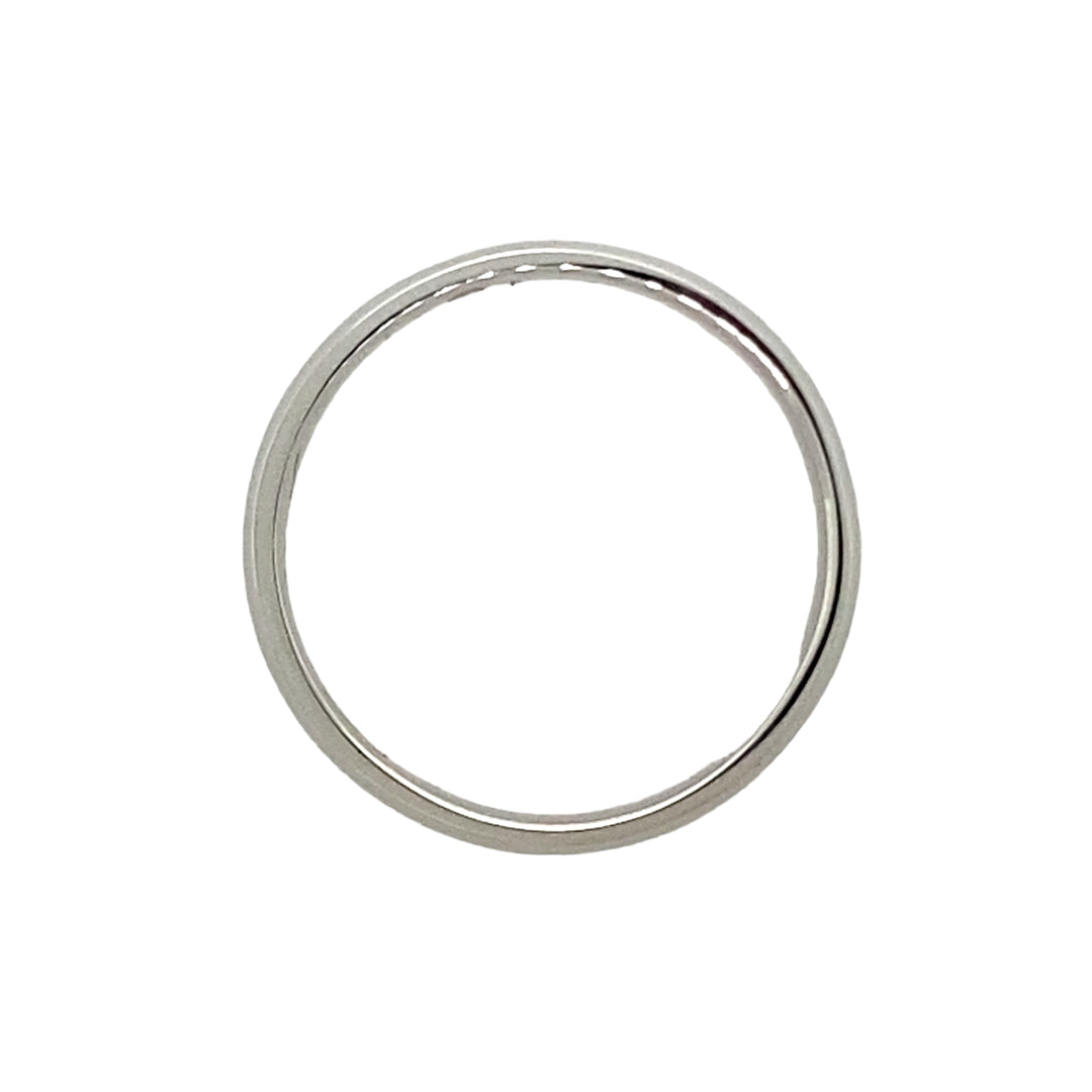 9ct White Gold Clogau 5mm Wedding Band Ring