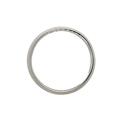 9ct White Gold Clogau 5mm Wedding Band Ring