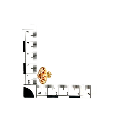 9ct Gold Clogau Tree of Life Round Stud Earrings