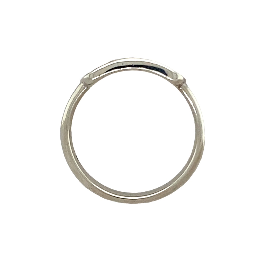 925 Silver Clogau Tartan Patterned Signet Ring