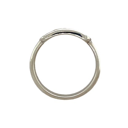 925 Silver Clogau Tartan Patterned Signet Ring