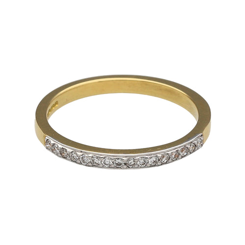 New 18ct Gold & Diamond Set Band Ring