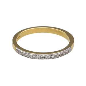 New 18ct Gold & Diamond Set Band Ring