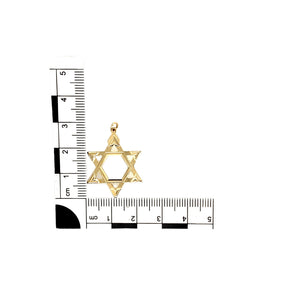 9ct Gold Star of David Pendant