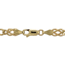 Load image into Gallery viewer, Preowned 9ct Yellow Gold 18&quot; Celtic Link Chain with the weight 13 grams and link width 5mm
