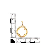 Load image into Gallery viewer, New 9ct Gold Half Sovereign Mount Pendant
