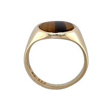 Load image into Gallery viewer, 9ct Gold &amp; Tigers Eye Signet Ring
