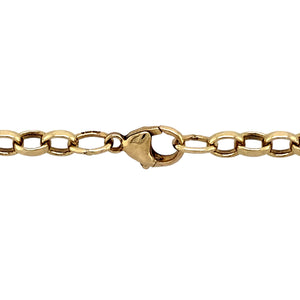 Preowned 9ct Yellow Gold 20" Belcher Chain with the weight 17.70 grams and link width 4mm