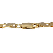 Load image into Gallery viewer, New 9ct Yellow Gold 7.5&quot; Diamond Cut Curb Bracelet with the weight 4.77 grams and link width 5mm

