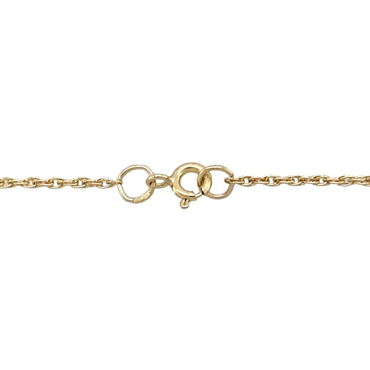 New 9ct Yellow Gold 18" Prince of Wales Chain with the weight 2.34 grams and link width approximately 1mm 