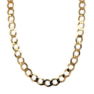 9ct Gold 18" Economy Curb Chain