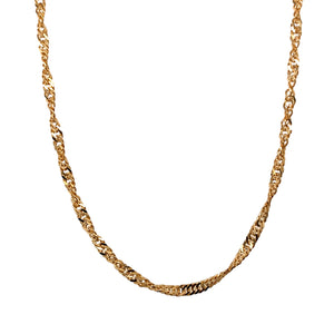 9ct Gold 20" Singapore Chain