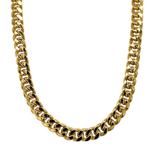 9ct Gold 20" Hollow Curb Chain