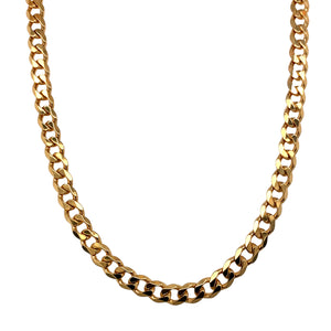 9ct Gold 22" Curb Chain