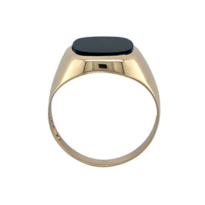 9ct Gold & Onyx Set Signet Ring