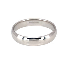 Load image into Gallery viewer, Preowned 9ct White Gold 4mm Wedding Band Ring in size V with the weight 4.70 grams
