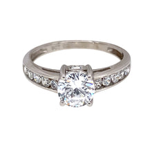 Load image into Gallery viewer, 9ct White Gold &amp; Cubic Zirconia Set Solitaire Ring
