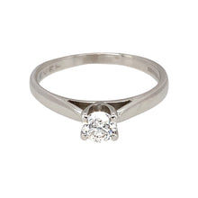 Load image into Gallery viewer, 18ct White Gold &amp; Diamond Set Brilliant Cut Solitaire Ring
