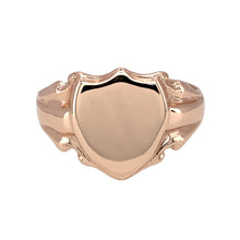Load image into Gallery viewer, 9ct Gold Shield Signet Ring
