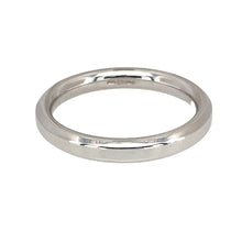 Load image into Gallery viewer, Preowned 18ct White Gold 3mm Wedding Band Ring in size M with the weight 4.90 grams
