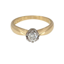 Load image into Gallery viewer, 9ct Gold &amp; Diamond Set Solitaire Ring
