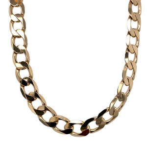 9ct Gold 22" Curb Chain