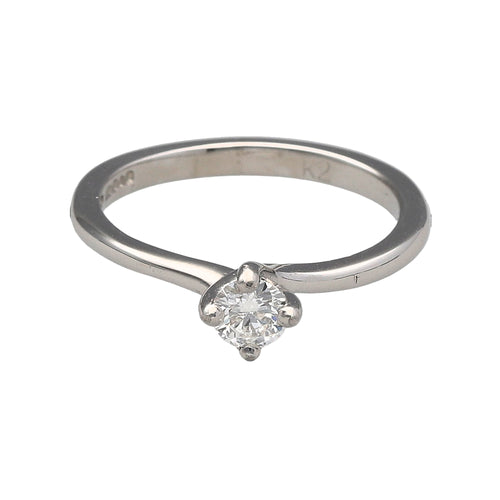 Platinum & Diamond Set Solitaire Ring