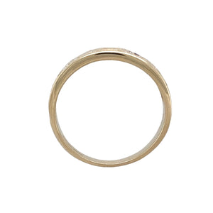 9ct Gold & Diamond Set Celtic Knot Band Ring