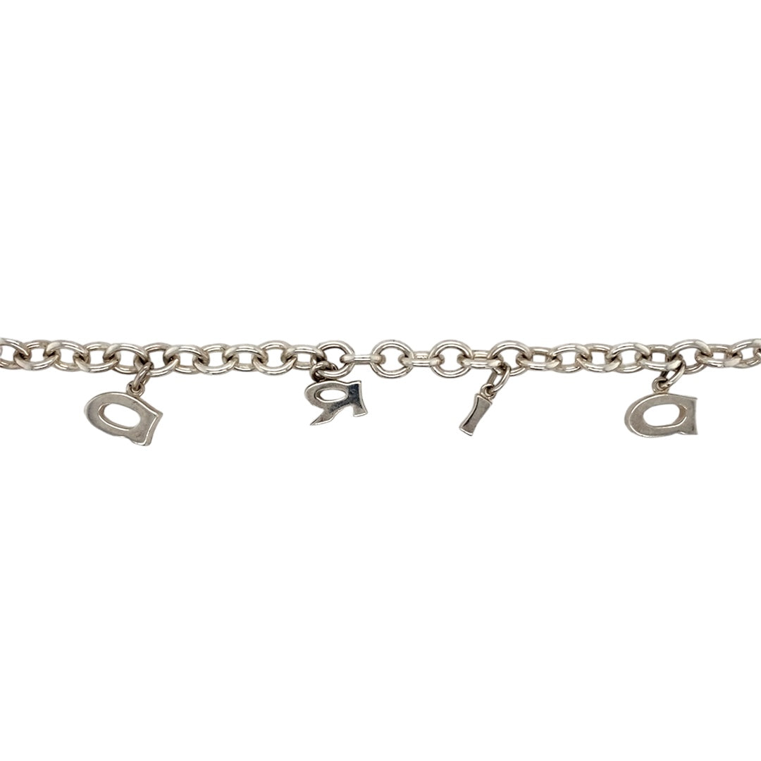 925 Silver Clogau 8" Cariad Charm Bracelet