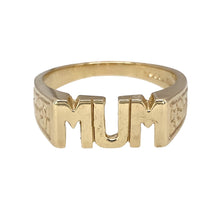 Load image into Gallery viewer, 9ct Gold Mum Ring
