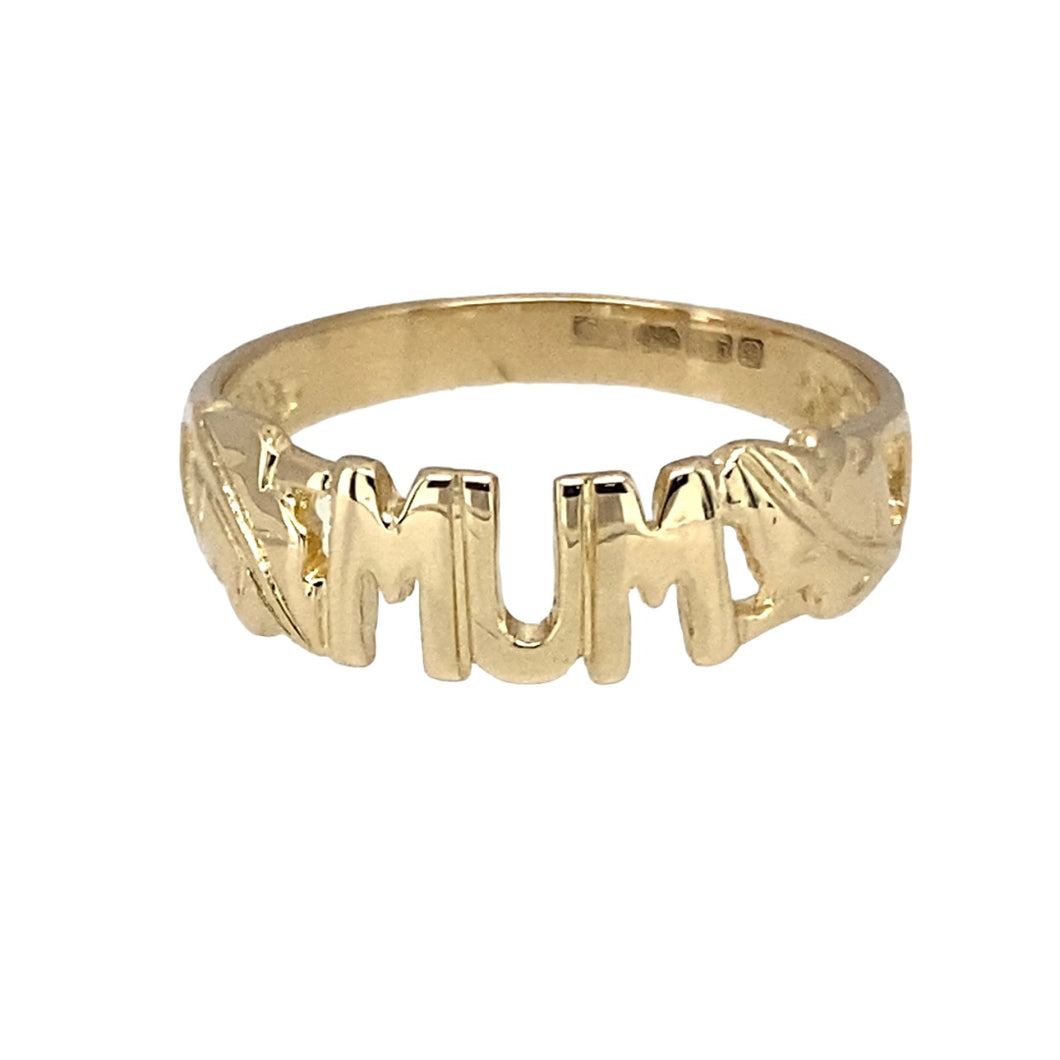 9ct Gold Mum Ring Gold Reserves Jewellers
