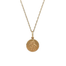 Load image into Gallery viewer, 9ct Gold St Christopher 18&quot; Necklace
