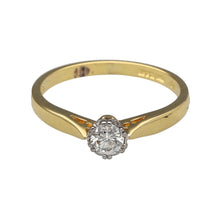 Load image into Gallery viewer, 18ct Gold &amp; Diamond Set Solitaire Ring
