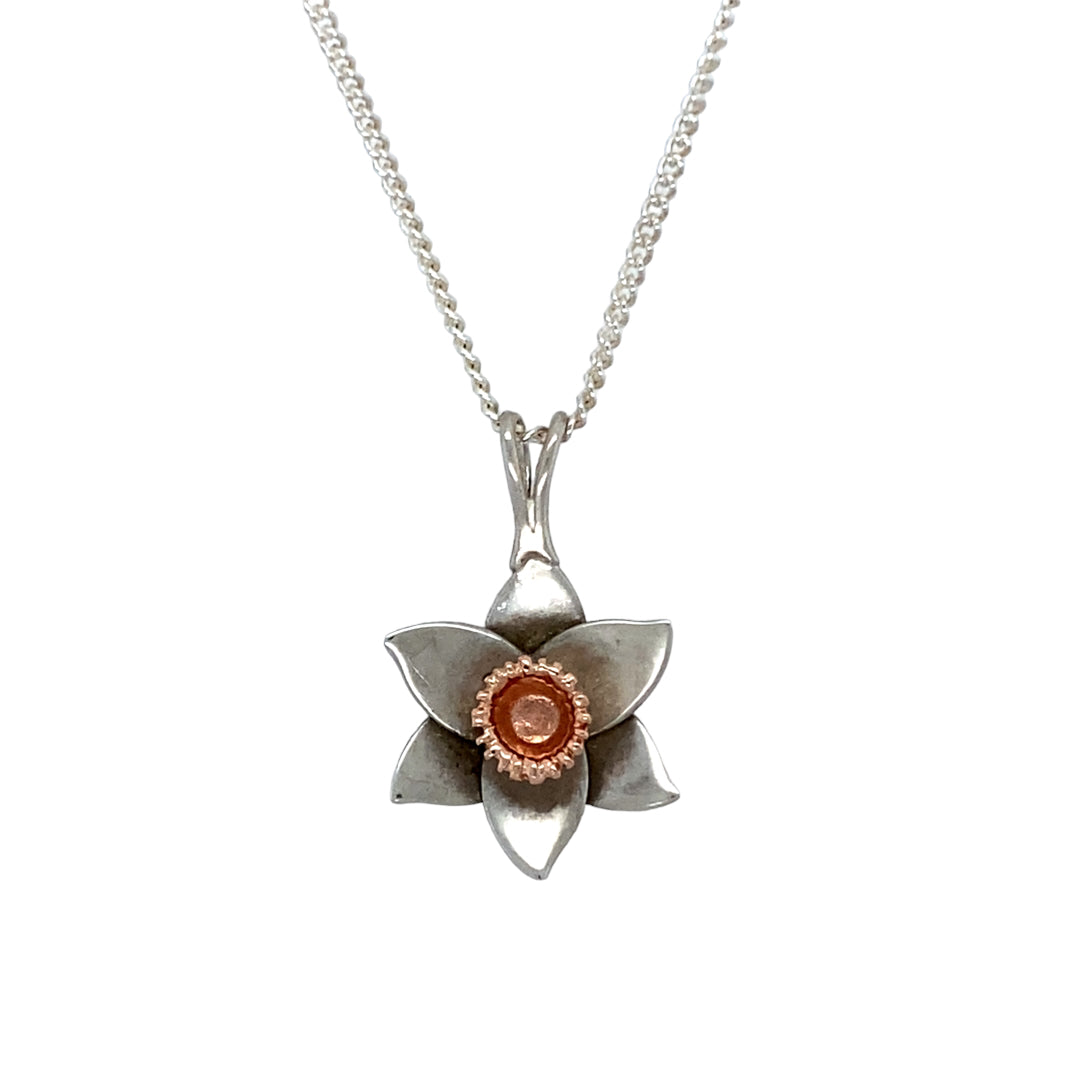 925 Silver Clogau Daffodil 18" Necklace
