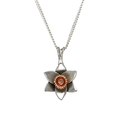 925 Silver Clogau Daffodil 18" Necklace