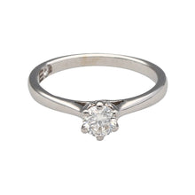 Load image into Gallery viewer, 18ct White Gold &amp; Diamond Set Solitaire Ring
