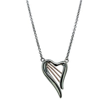 Load image into Gallery viewer, 925 Silver Clogau Heart Strings 17&quot; Necklace
