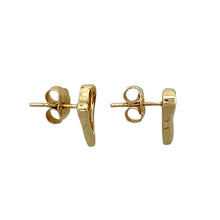 Load image into Gallery viewer, 9ct Gold Clogau Heart Strings Stud Earrings
