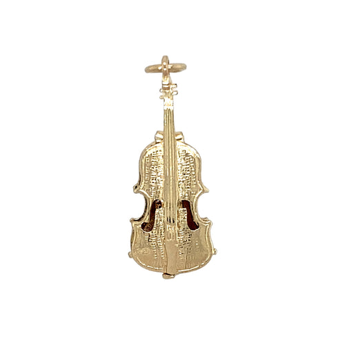 9ct Gold Violin/Cello Charm