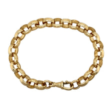Load image into Gallery viewer, New 9ct Gold 8&quot; Engraved Belcher Bracelet 22 grams
