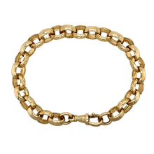 Load image into Gallery viewer, New 9ct Gold 8&quot; Engraved Belcher Bracelet 22 grams
