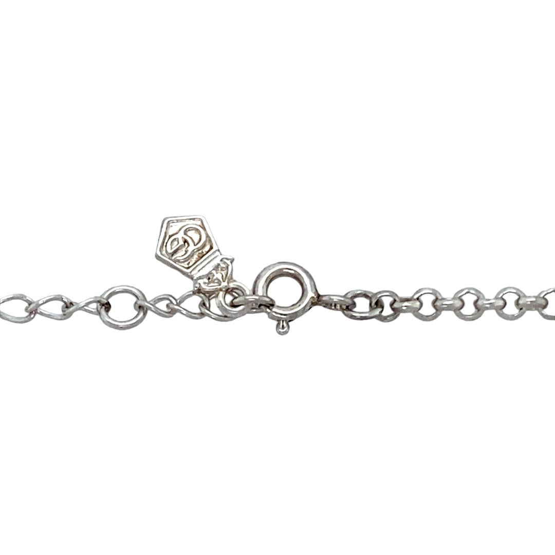 925 Silver Clogau Cariad Heart 18" - 20" Necklace
