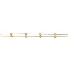 Load image into Gallery viewer, New 9ct Gold Ball Link Double Chain 17&quot; - 18&quot; Necklace
