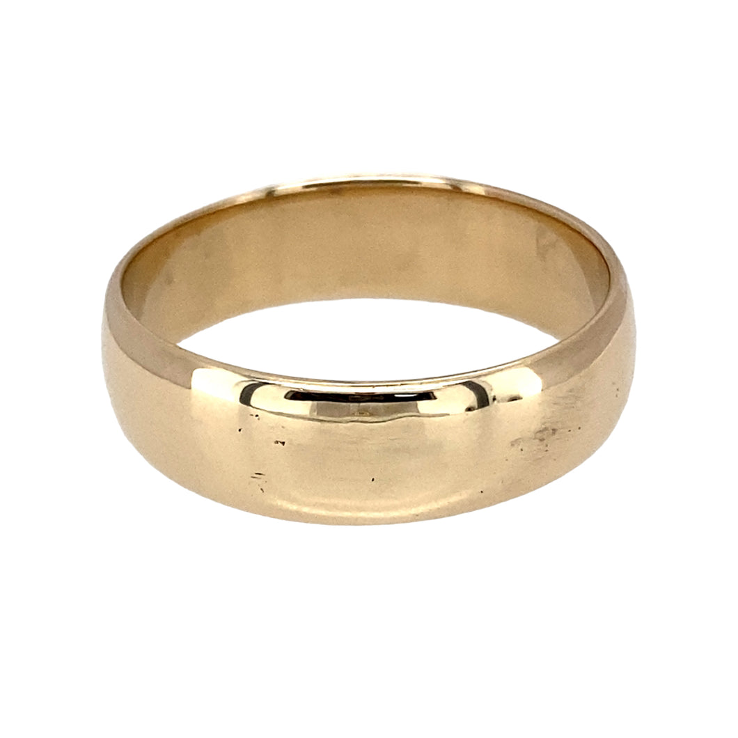 9ct Gold 7mm Wedding Band Ring