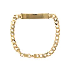 Load image into Gallery viewer, 9ct Gold 7.75&quot; Identity Curb Bracelet
