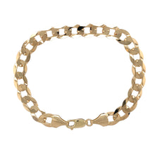 Load image into Gallery viewer, 9ct Gold 8.5&quot; Solid Curb Bracelet
